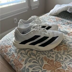 Adidas Men's White and Black Sneakers
